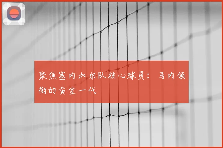聚焦塞内加尔队核心球员：马内领衔的黄金一代